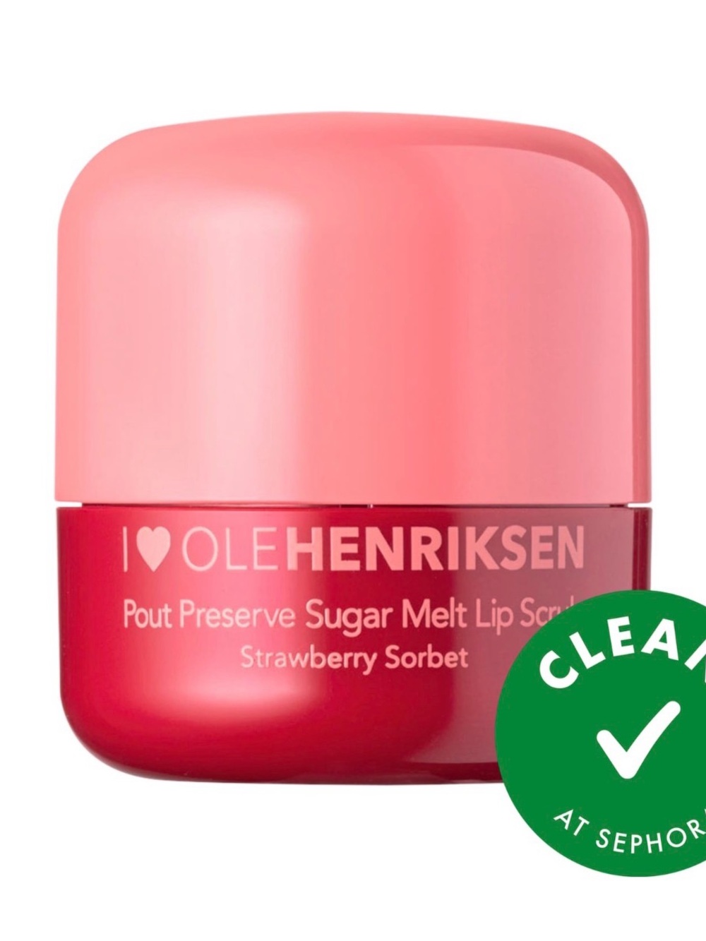 Ole Henriksen Strawberry Sorbet Pout Preserve Sugar Melt Lip Scrub